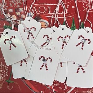 Candy Cane Gift Tags